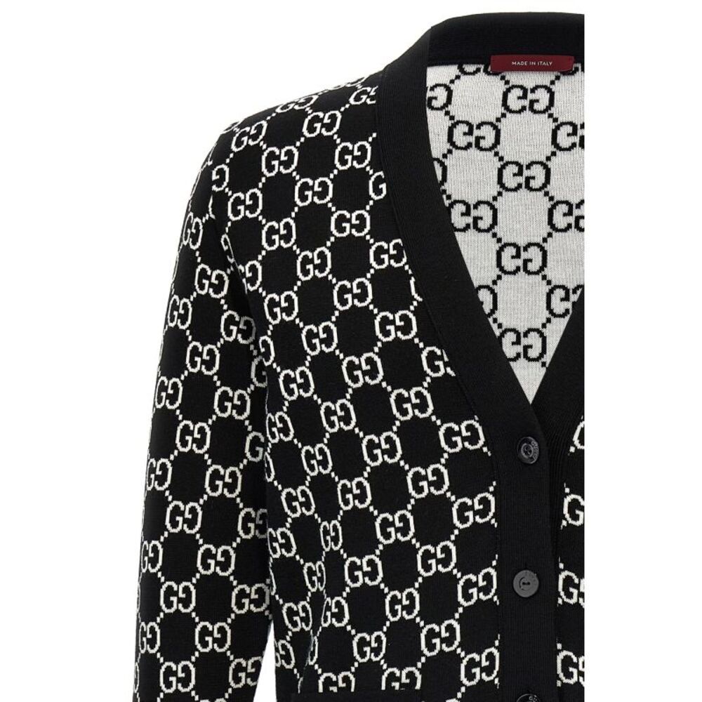 Gucci Women Gg Reversible Cardigan - Picture 5 of 6